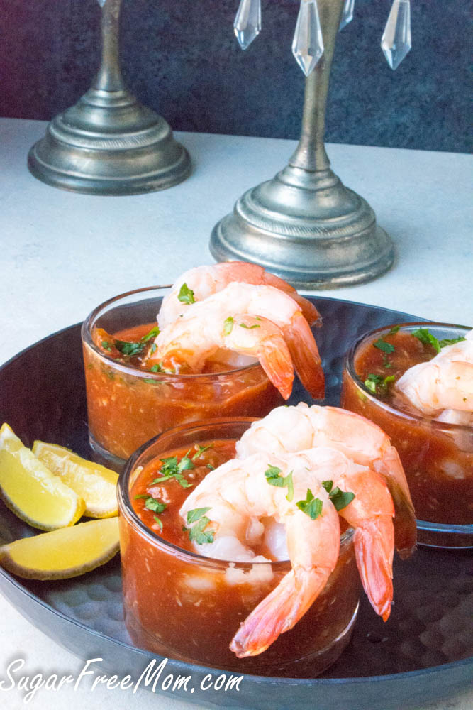 Shrimp Cocktail w/ Keto Cocktail Sauce - Culinary Lion