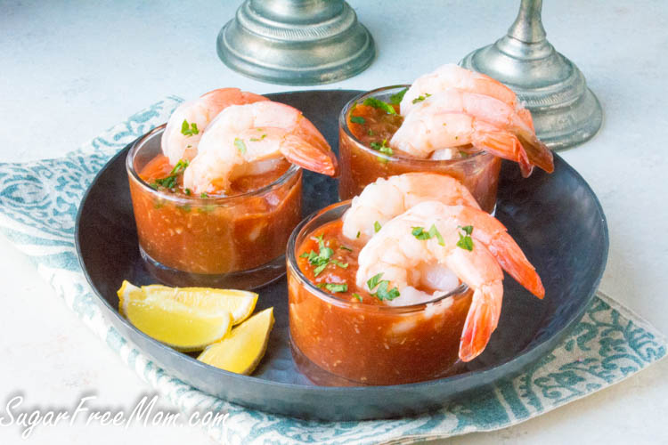 Shrimp Cocktail w/ Keto Cocktail Sauce - Culinary Lion