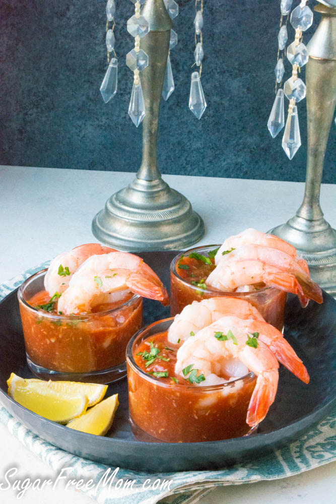 Shrimp Cocktail w/ Keto Cocktail Sauce - Culinary Lion