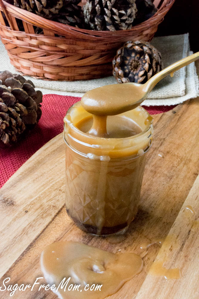Low Carb Sugar-Free Microwave Salted Caramel Sauce