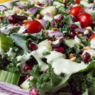 Low Carb Greek Goddess Kale Salad