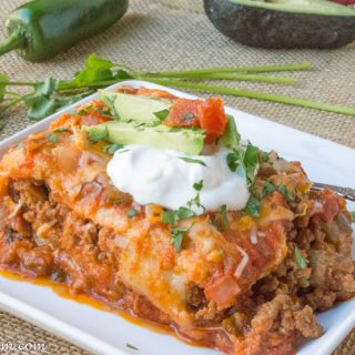 Low Carb (Sneaky Cauliflower) Mexican Lasagna