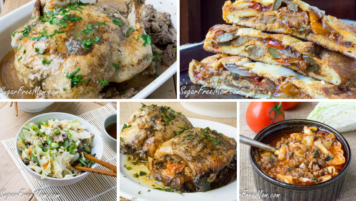 4 Weekly Low Carb Family Dinner Menu Plans - Sugar-Free Mom