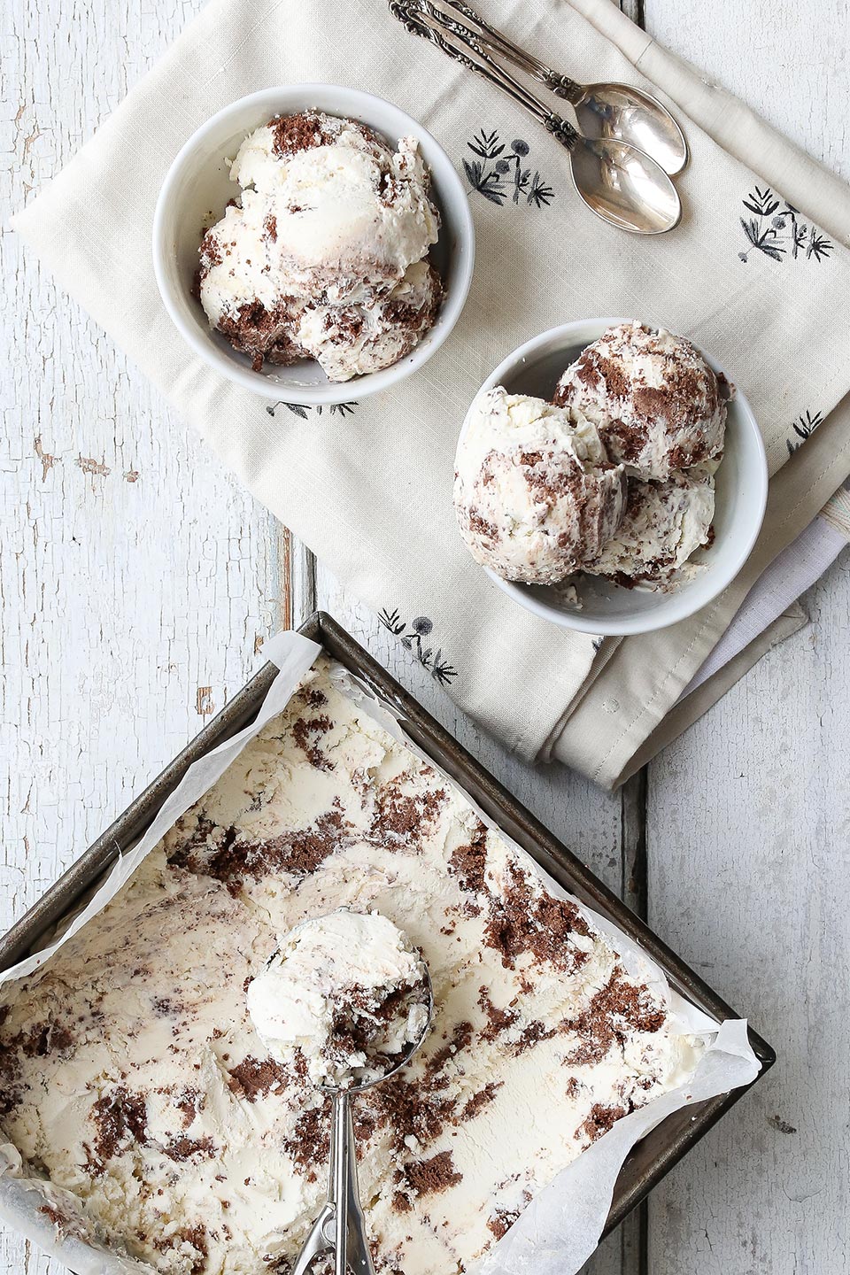 Sugar-Free Keto Cookies and Cream Ice Cream