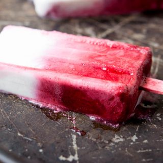 Paleo Mixed Berry Coconut Cream Popsicles (Low Carb)