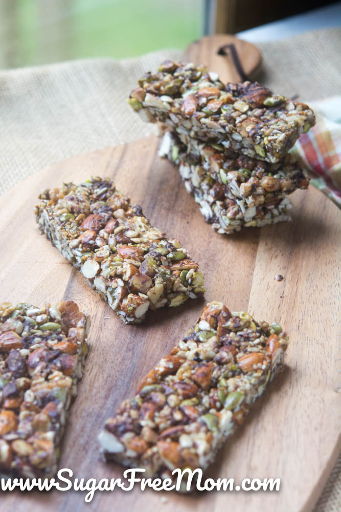 Sugar-Free Low Carb Granola Bars (Grain Free)