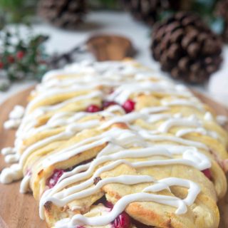 Sugar Free Low Carb Cranberry Cream Cheese Danish (Nut Free)
