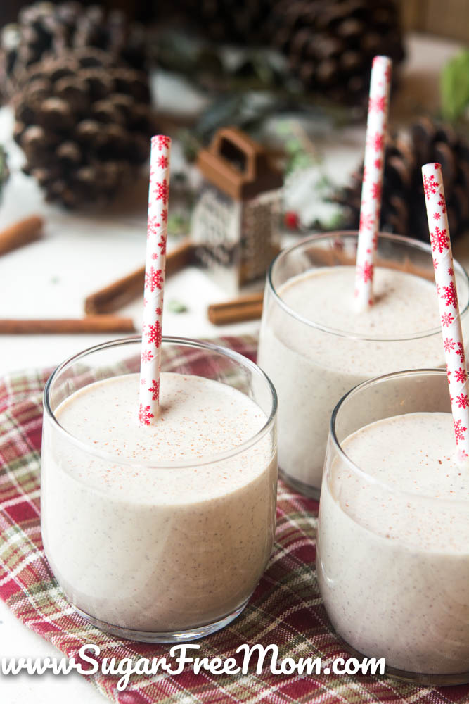 Easy Low Carb Sugar Free Eggnog