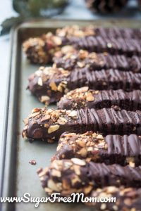 Low Carb Chocolate Almond Biscotti (Gluten Free, Keto) - Sugar-Free Mom