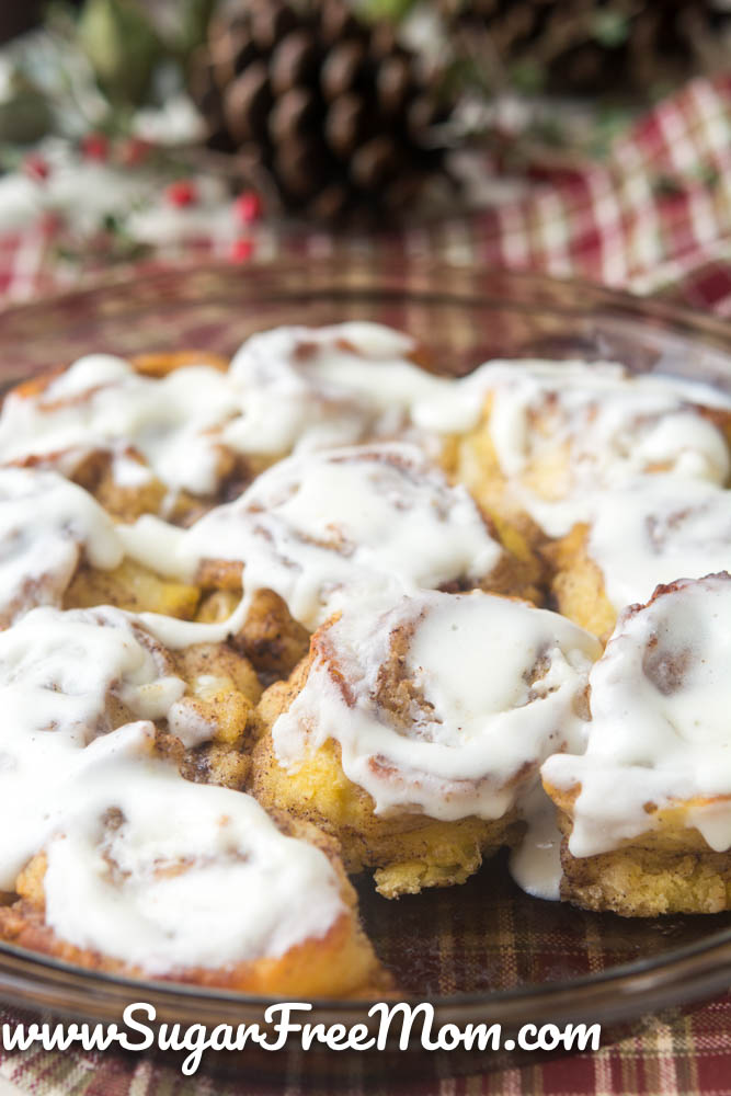 Sugar Free Keto Low Carb Cinnamon Rolls (Nut Free)