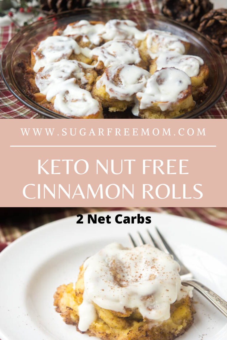Keto Low Carb Cinnamon Rolls (Sugar Free, Almond Flour Free)