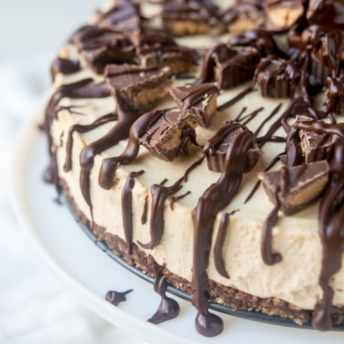 Sugar Free Keto Low Carb Peanut Butter Cheesecake