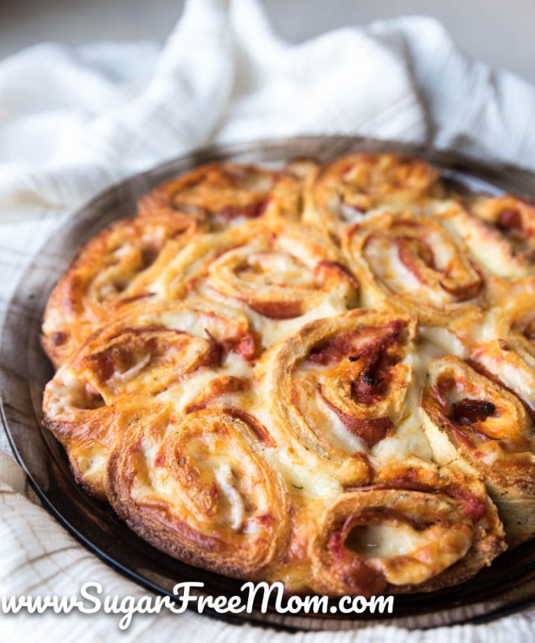 Keto Fathead Low Carb Pizza Rolls