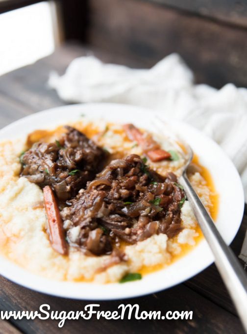 Slow Cooker Low Carb Beef Short Ribs (Paleo, Keto)