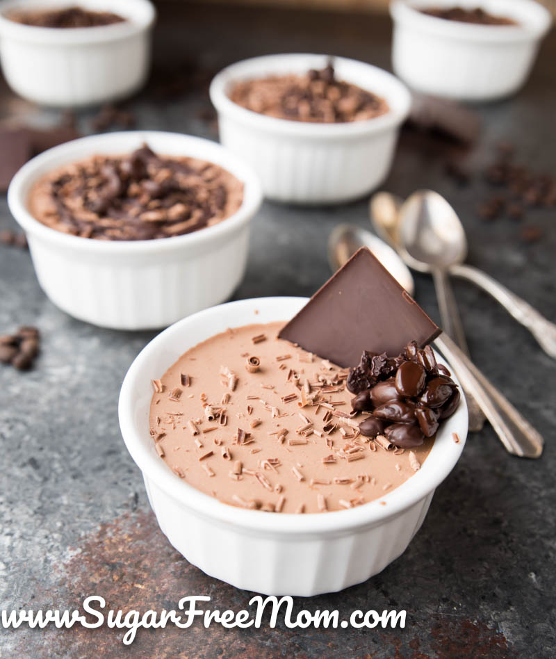 Low Carb Mocha Cheesecake Mousse