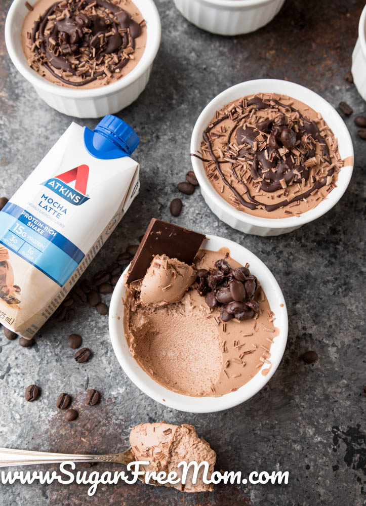 Low Carb Mocha Cheesecake Mousse