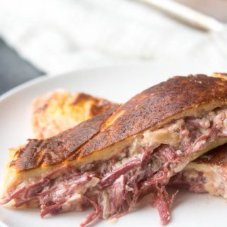 low carb reuben calzone-2