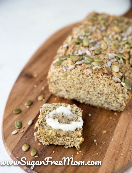 LowCarb Flax Meal Bread