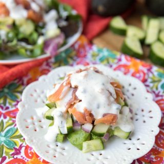 Keto smoked salmon stacks-1