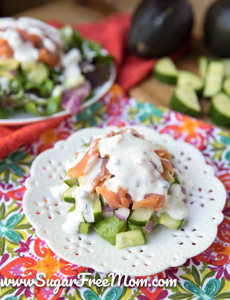 Keto Smoked Salmon Stacks