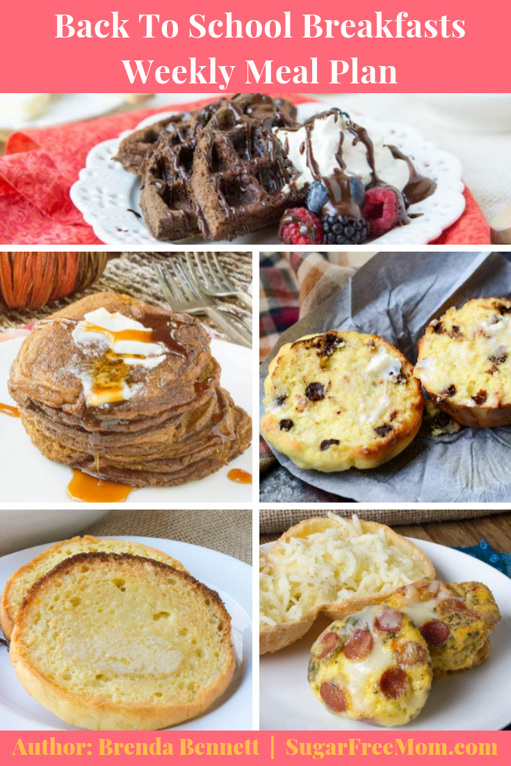 Low Carb Back to School Breakfasts Ebook
