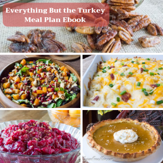 Everything But the Turkey Meal Plan Ebook - social media
