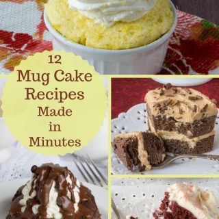 12 Mug Cake Recipes Made in Minutes - Pinterest