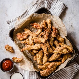 Keto Sesame Chicken Fingers (Low Carb, Gluten Free, Nut Free)
