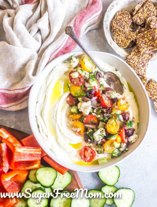 Keto Greek Feta Dip