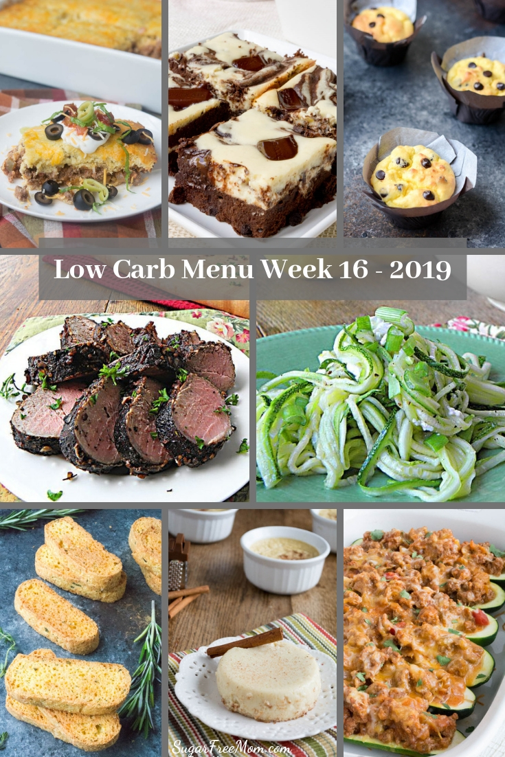Low Carb Keto Meal Plan Week 16