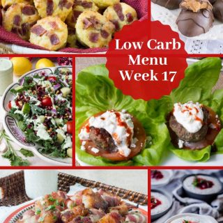 Low Carb Menu Week 17 2019 - Pinterest