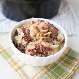 Keto Slow Cooker Cabbage and Onions
