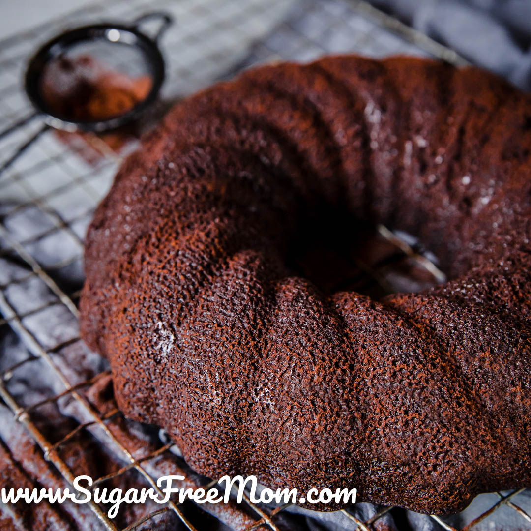 Sugar Free Keto Chocolate Bundt Cake