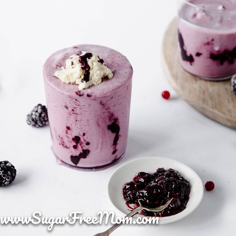 Easy Low Carb Keto Berry Smoothie (Dairy Free, Gluten Free) - Sugar ...