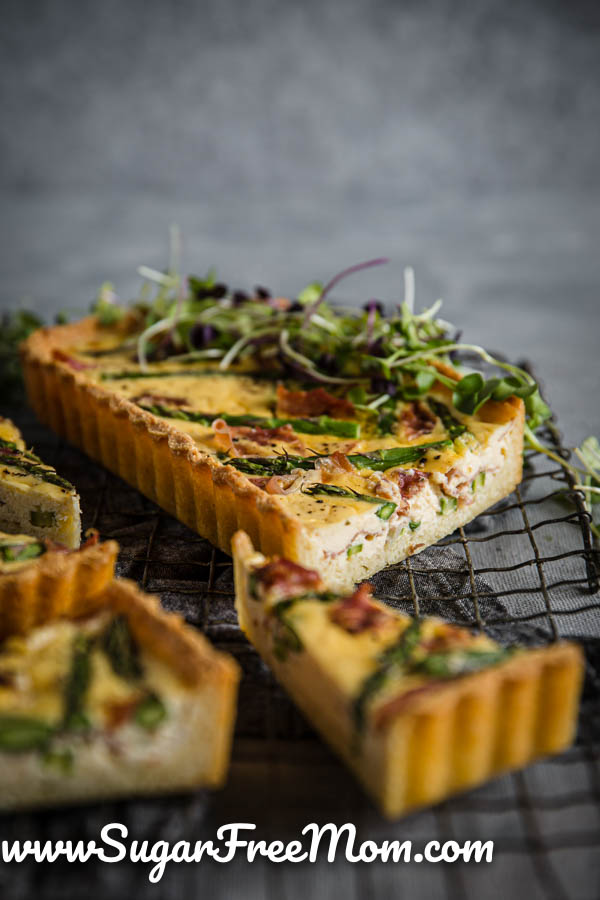 Low Carb Keto Asparagus Tart