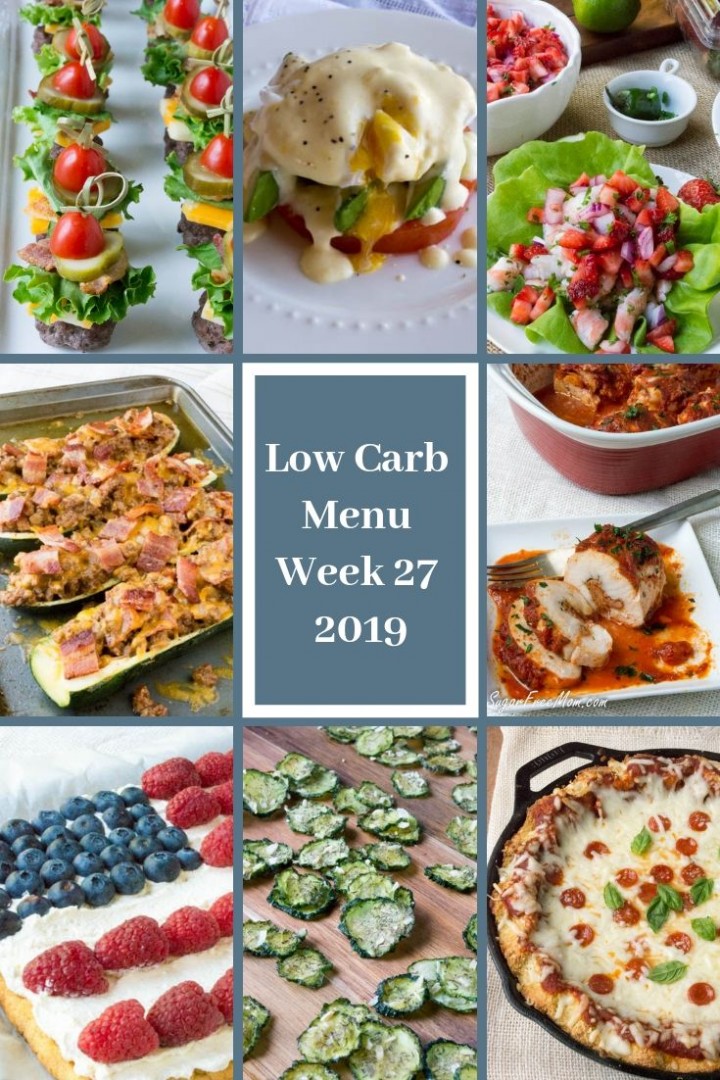 Low Carb Keto Meal Plan Week 27 - Sugar-Free Mom