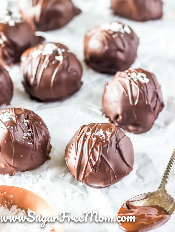 Keto Salted Caramel Cake Balls