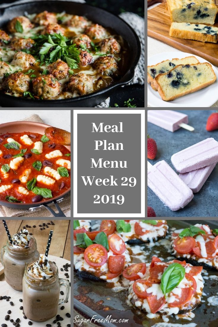 Low Carb and Keto Meal Plan Menu Week 29