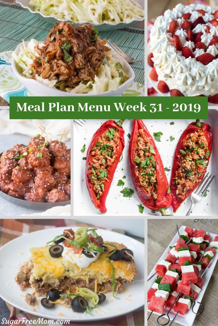 Low Carb Keto Meal Plan Menu Week 31