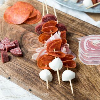 Keto Antipasto Skewers