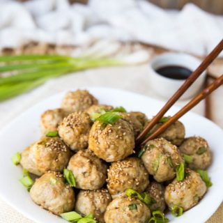 Keto Asian Chicken Meatballs (Nut Free)