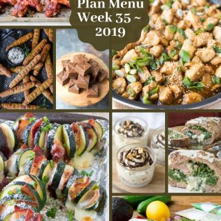 Low Carb Keto Meal Plan Menu Week 35