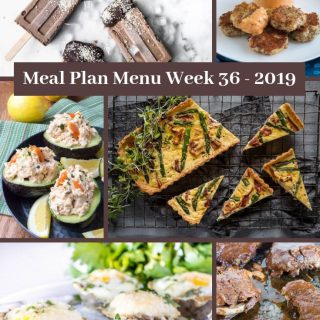 Low Carb Keto Meal Plan Menu Week 36