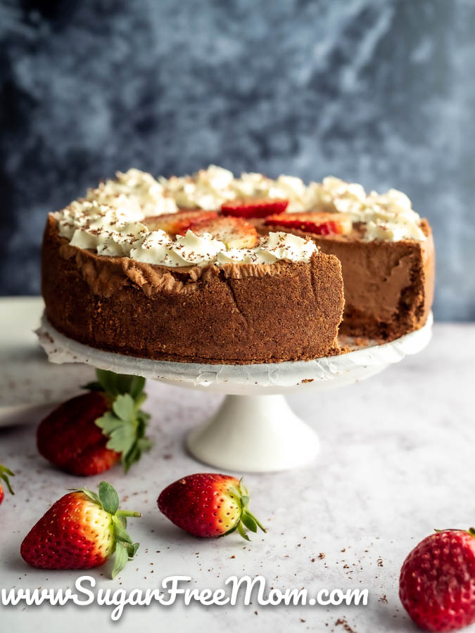 Sugar Free Chocolate Cheesecake Sugar Coated Sarah