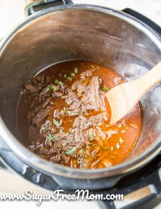 Instant Pot Copycat Chipotle Barbacoa Beef (Keto, Low Carb)