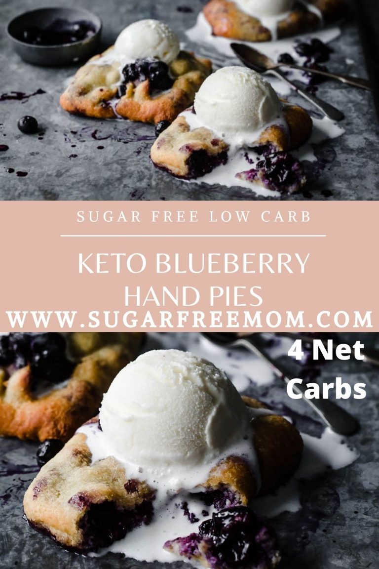 Low Carb Blueberry Hand Pies (Keto, Gluten Free)