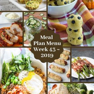 Low Carb Keto Meal Plan Menu Week 43
