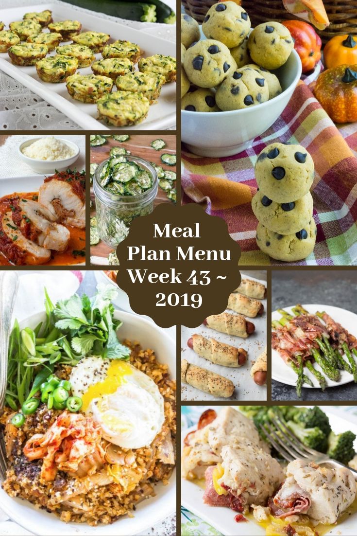 Low Carb Keto Meal Plan Menu Week 43