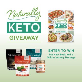 Naturally Keto Cookbook Holiday Giveaway with Sukrin