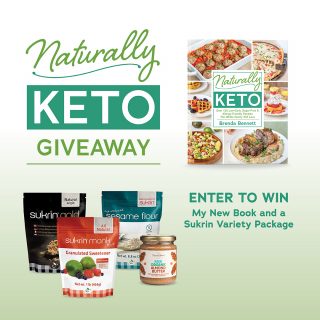 Naturally Keto Cookbook Holiday Giveaway with Sukrin